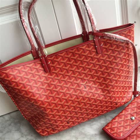 goyard background red|reversible Goyard tote bag.